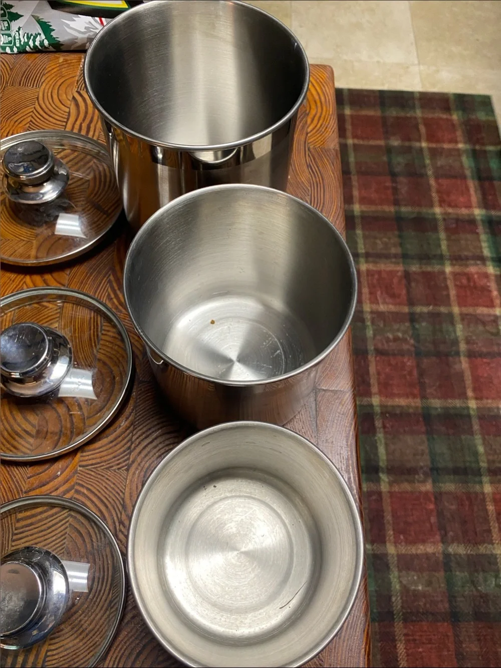 Stainless Steel Kitchen Canister Set - Silver